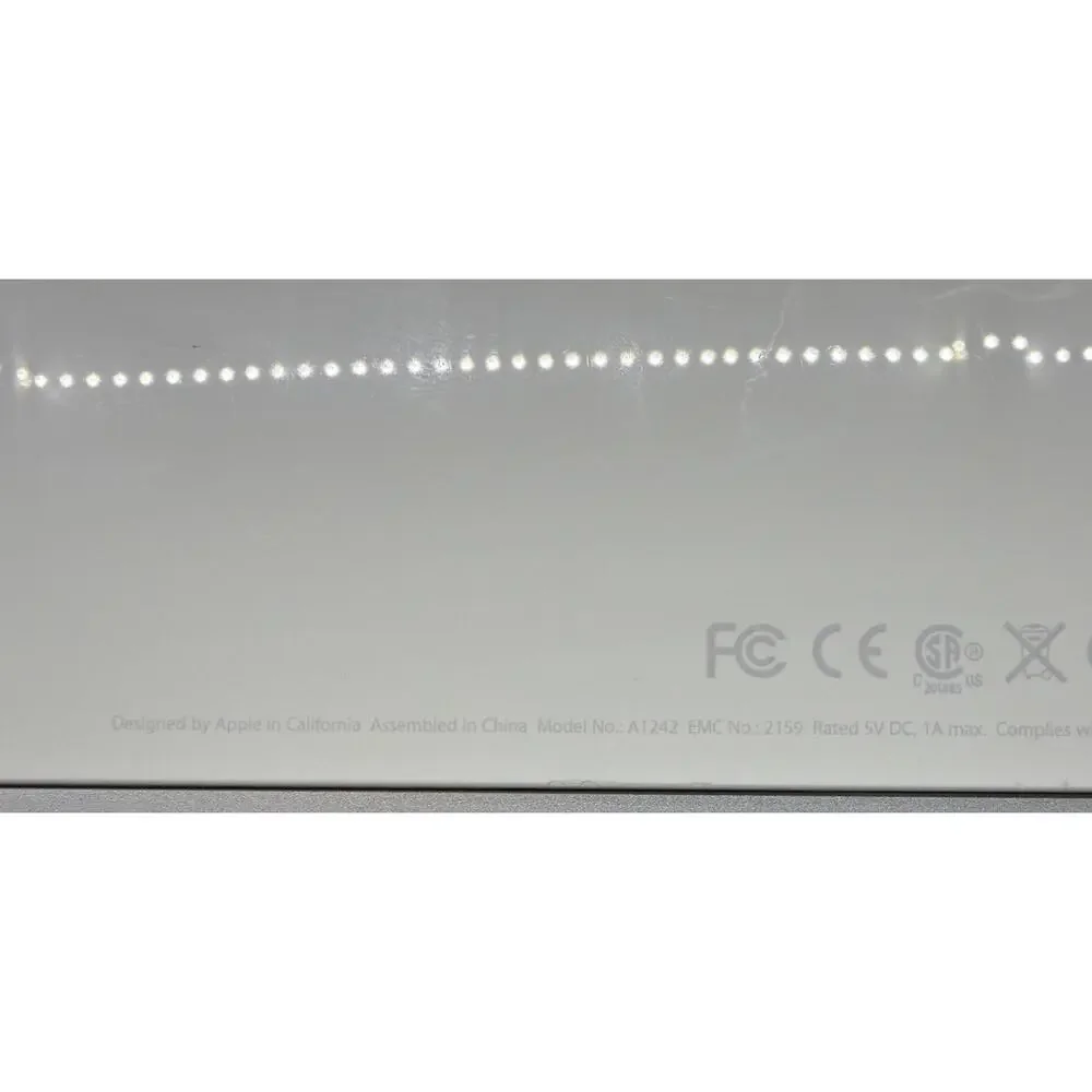 The Smallest and Most Compact USB Wired Apple Mac Keyboard Model A1242 MB869LL/A